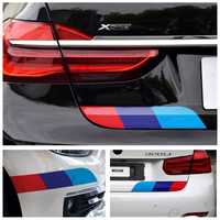 Set 2 Colante Autocolante Stickere Abtibild BMW M Performance