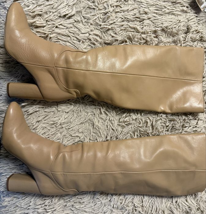 Кожени ботуши Зара