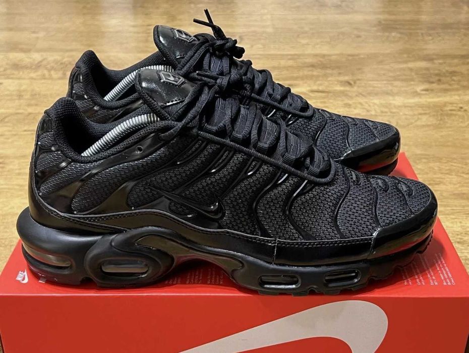 Adidasi Nike Tn Triple Black negri unisex Calitate Premium |FULL BOX|