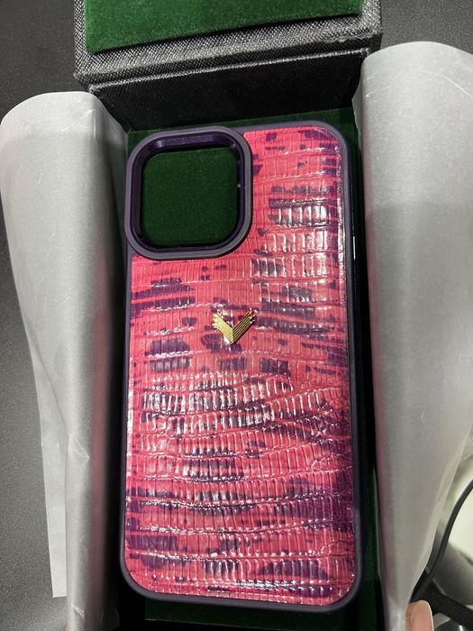 Husa Velante din piele pt iphone 13 pro max