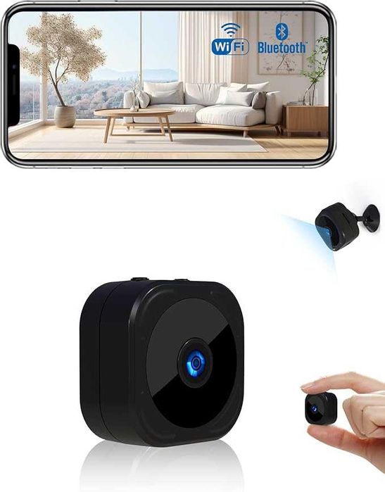 AOBOCAM Мини шпионска скрита камера 1080P HD безжична WiFi