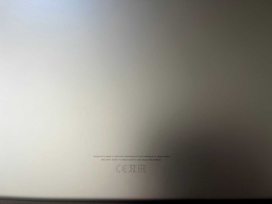 Лаптоп Apple MacBook Air A2941, 15 inch