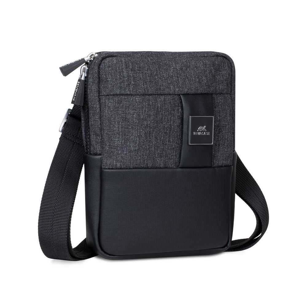 ^ Сумка RIVACASE 8810 black melange 8" Crossbody bag for Tablets / 12