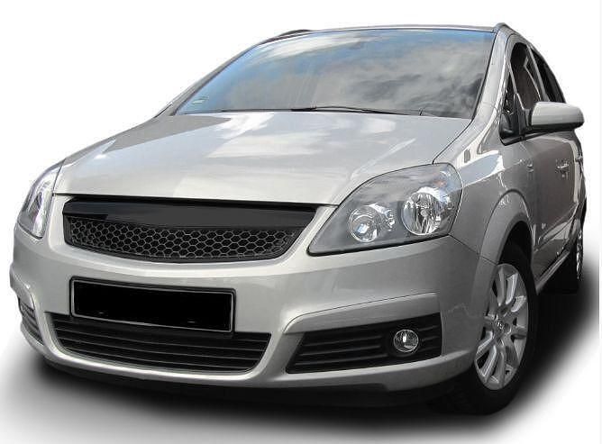 Решетка без емблема за opel zafira b (2005-2008) - пчелна пита черна