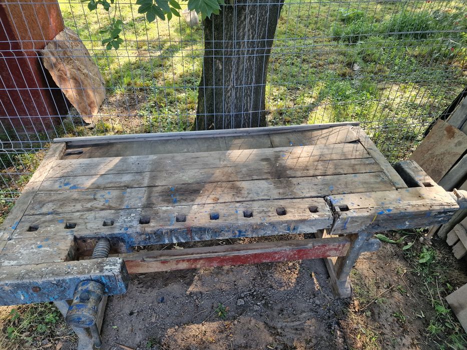 Banc lucru/tejghea tamplarie , lemn masiv, !!!