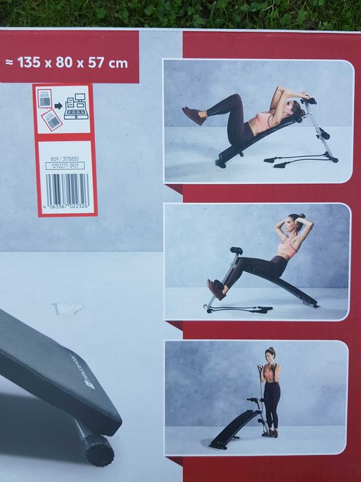 Banca abdomene curbata, noua sigilata cu corzi