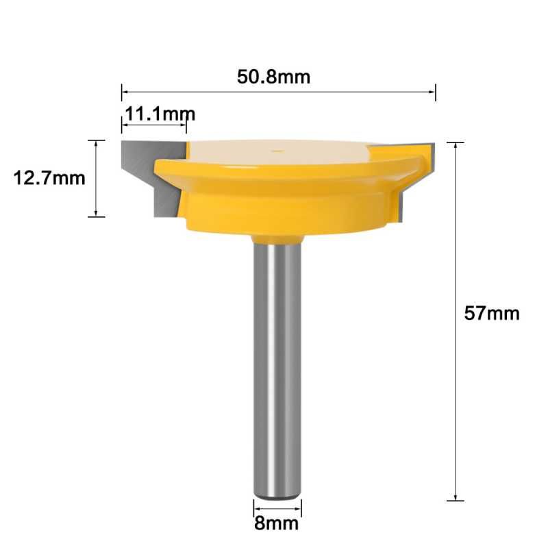 Фрезер за ъглови сглобки, h 22 мм, диаметър 48.6 mm,захват 8, 20200237