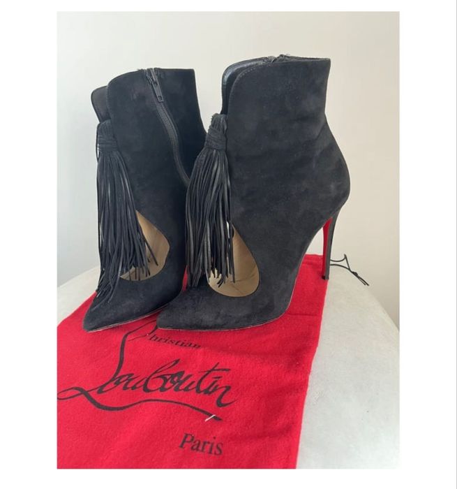 Ankle Boots Christian Louboutin 10cm, cu factura de achizitie