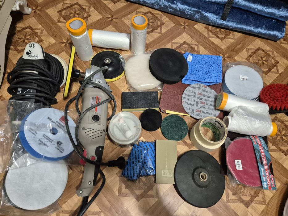 Продам набор для полировки кузова Rupes, Crown