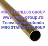Teava alama rotunda 25mm CW508L CuZn37 rectangulara patrata inox cupru