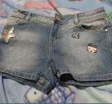 Pantalon scurt blug cu paiete OVS  134 8/10 ani