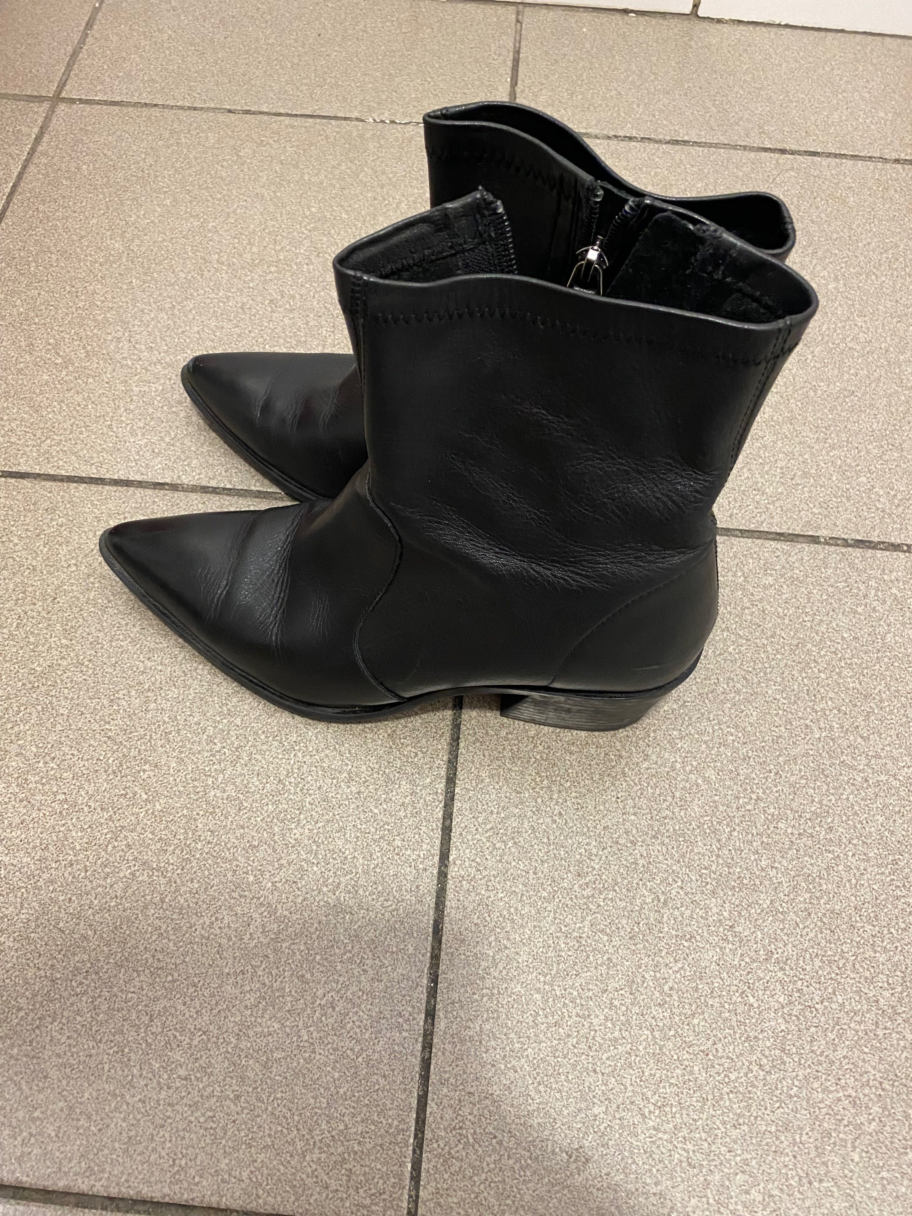 Botine piele Zara