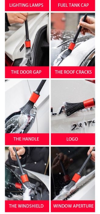 Set 5 perii profesionale MyStyle® pentru curatat interior si exterior