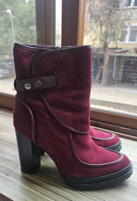 Боти Calvin Klein в актуално бордо