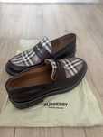 Mocasini de piele Burberry
