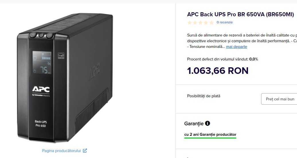UPS 12v (cu invertor, avr), inclusiv pt centrale termice (pe lemne).