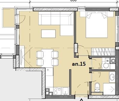 Продава се Двустаен апартамент в София, Малинова долина - 57 кв.м за 2390 €/кв.м - Снимка #2