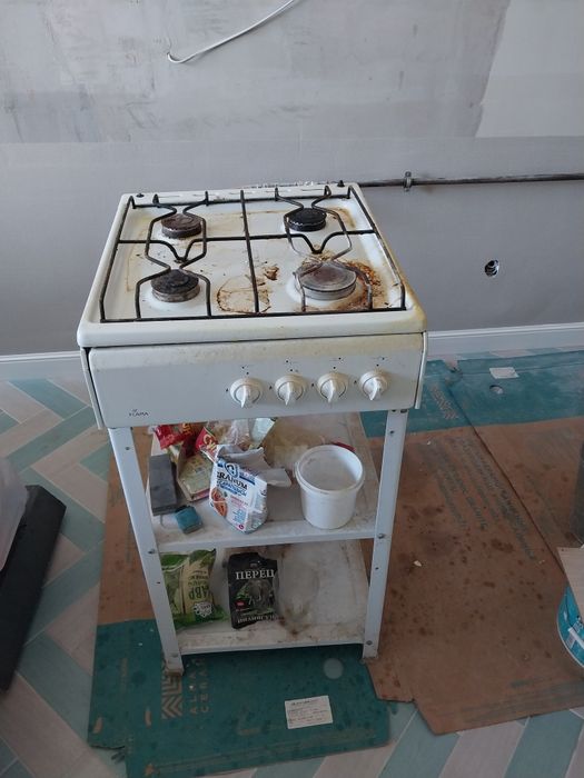 Газовой плита рабочий