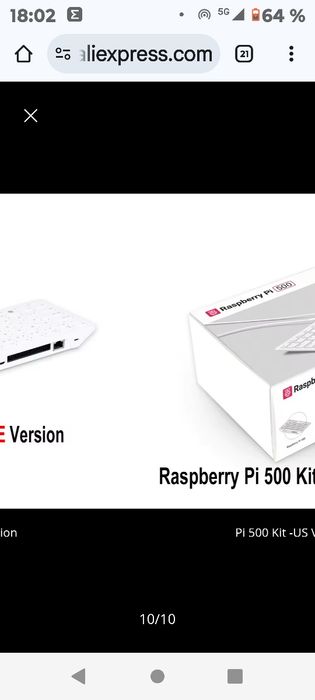 Raspberry pi 500  + Monitor Touchscreen 8,5 inch