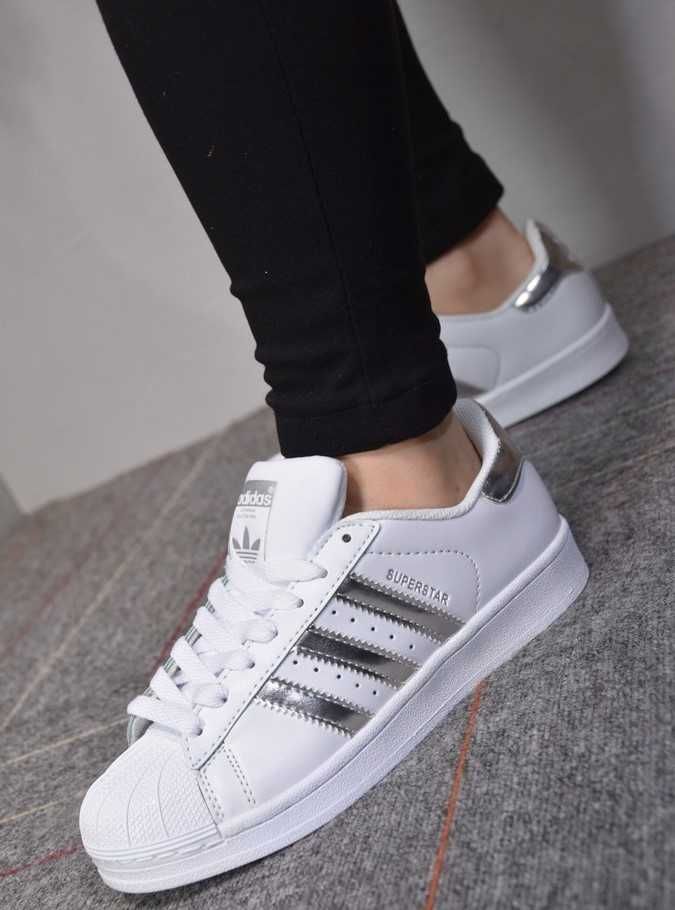 Оригинални кожени кецове * ADIDAS SUPERSTAR * EU39 1/3