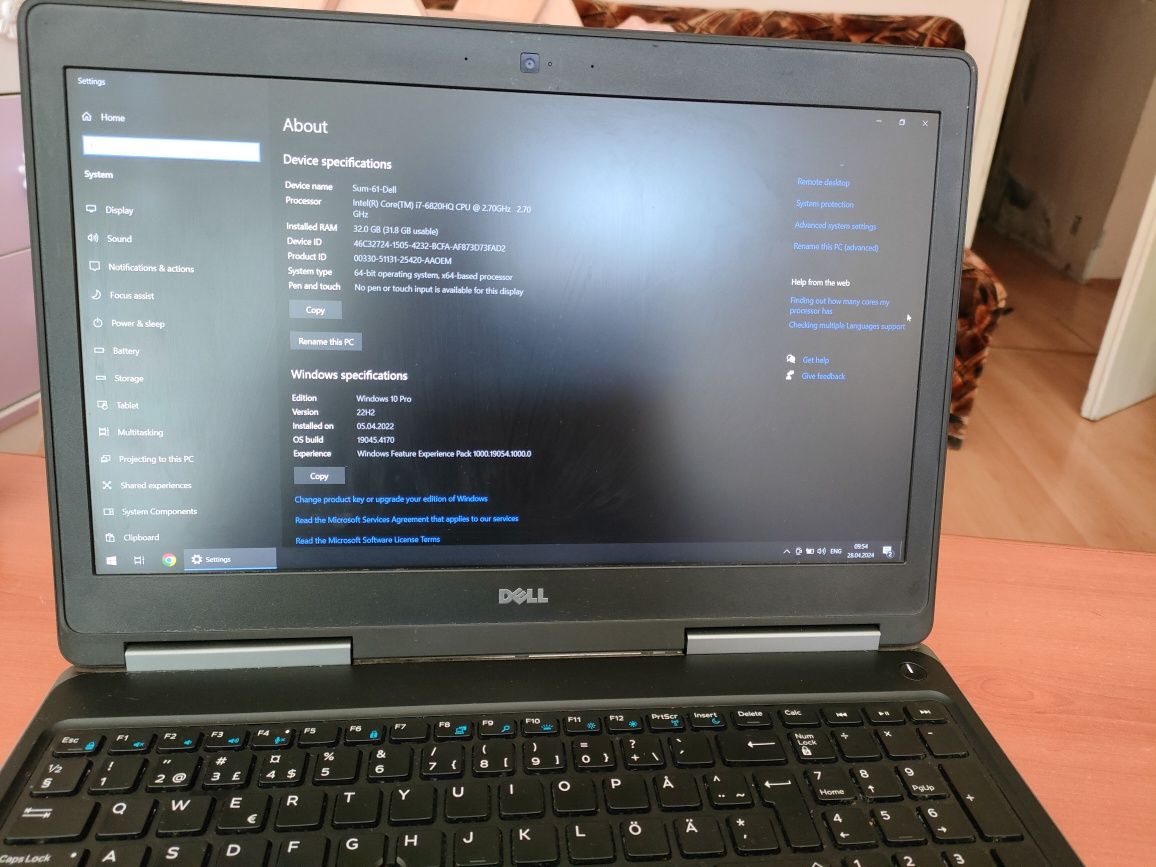 Dell Precision 7520