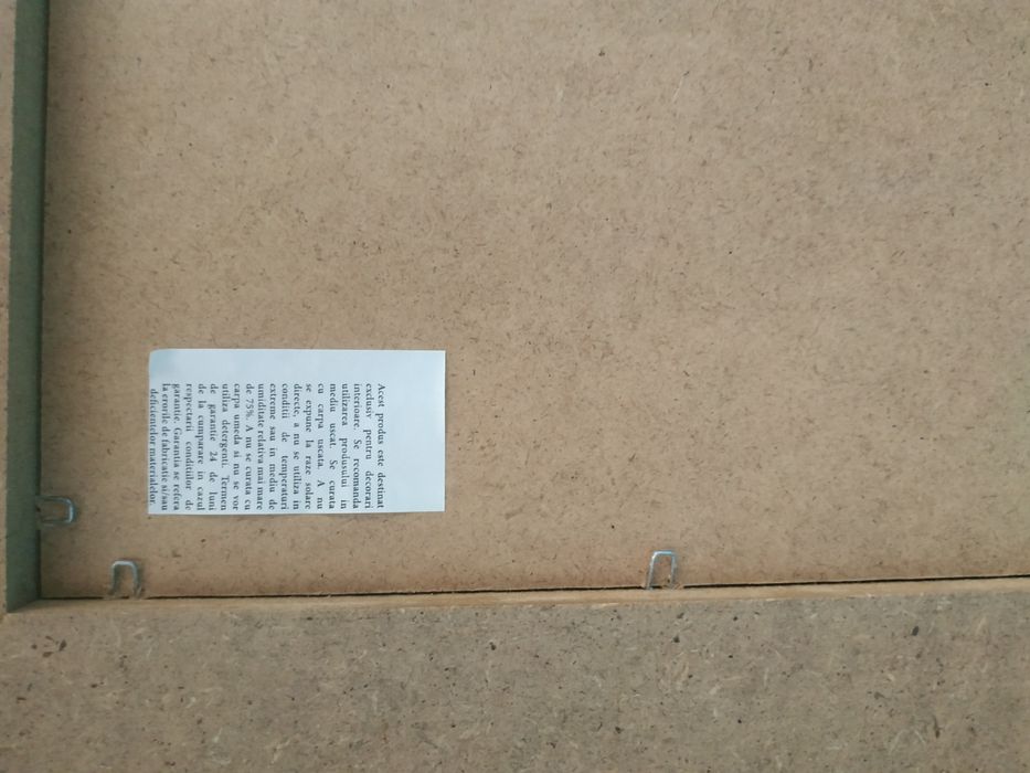Tablou litografie,Vază cu flori .albe.