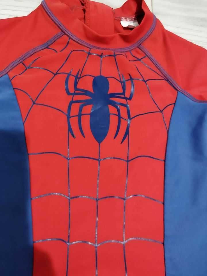 Costum de baie protecție UPF 50+Spiderman băieți mărime 92 18-24 luni