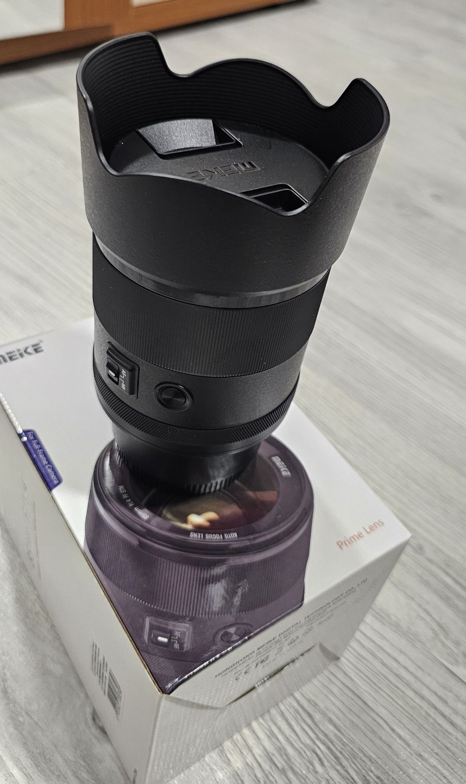Obiectiv montura Nikon Z Meike 85mm F1.4 FF AF  + filtru Hoya 77mm