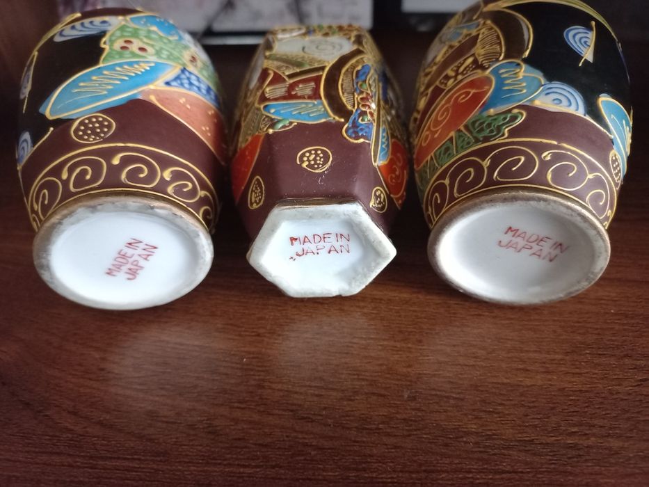 Set vaze satsuma japonia