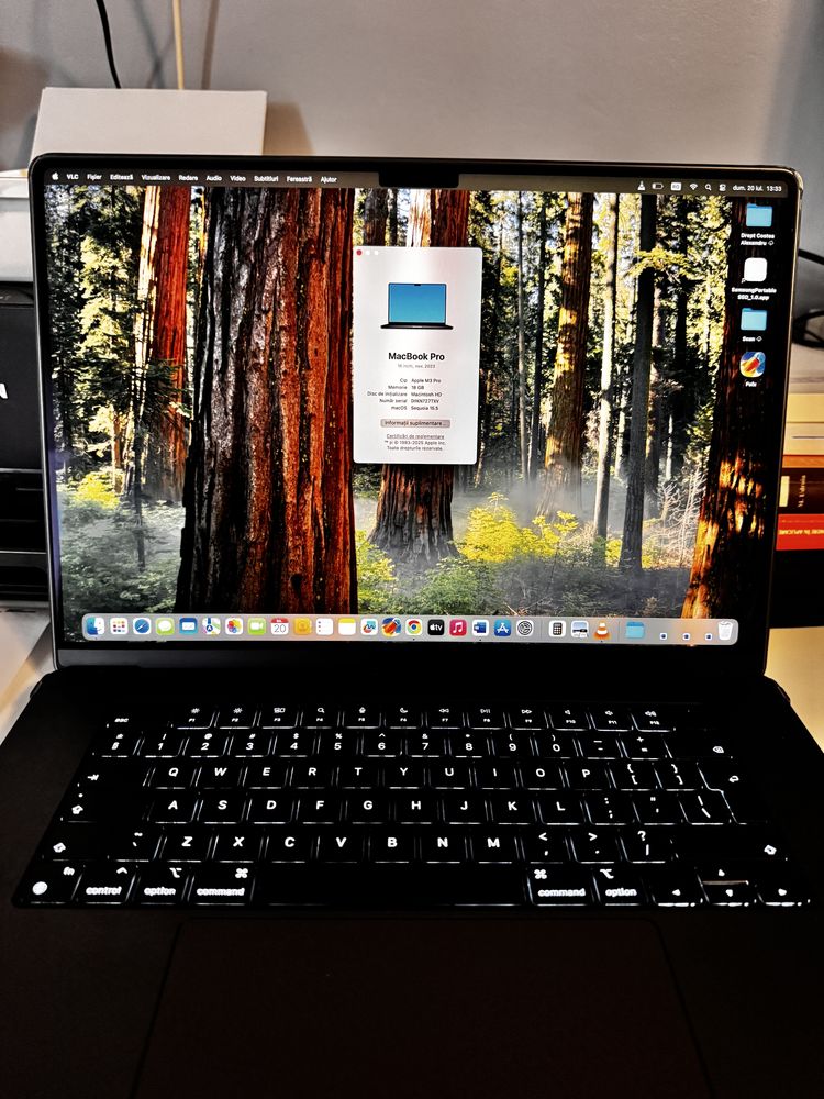 Macbook pro M3 18 gb nou