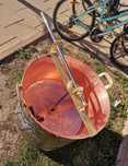 Vând căldare din cupru alimentar capacitate de 90l cu fundul de 4mm pe