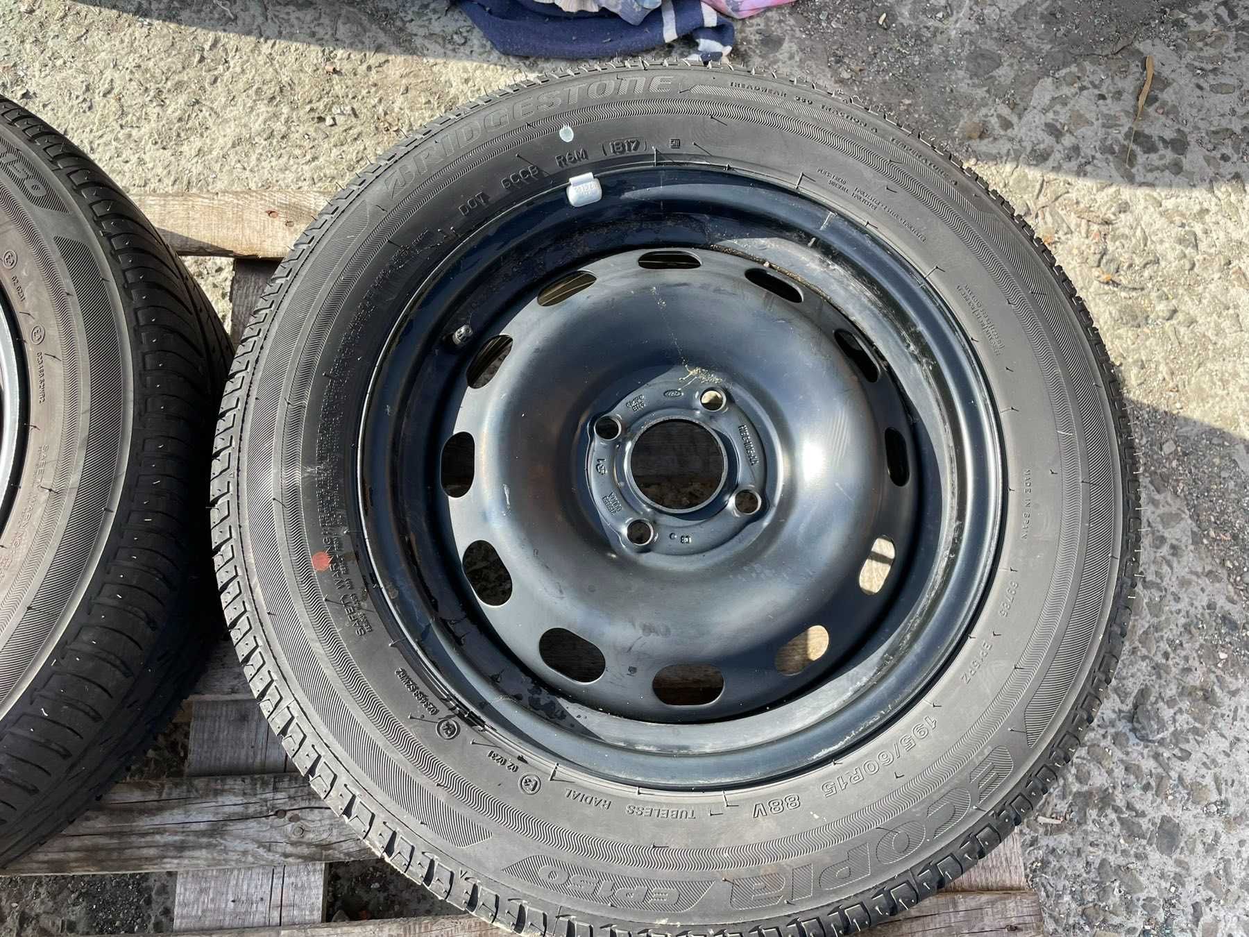 15 джанти 4х108 Ford Fiesta VII 6J et45 Bridgestone 195/60/15
