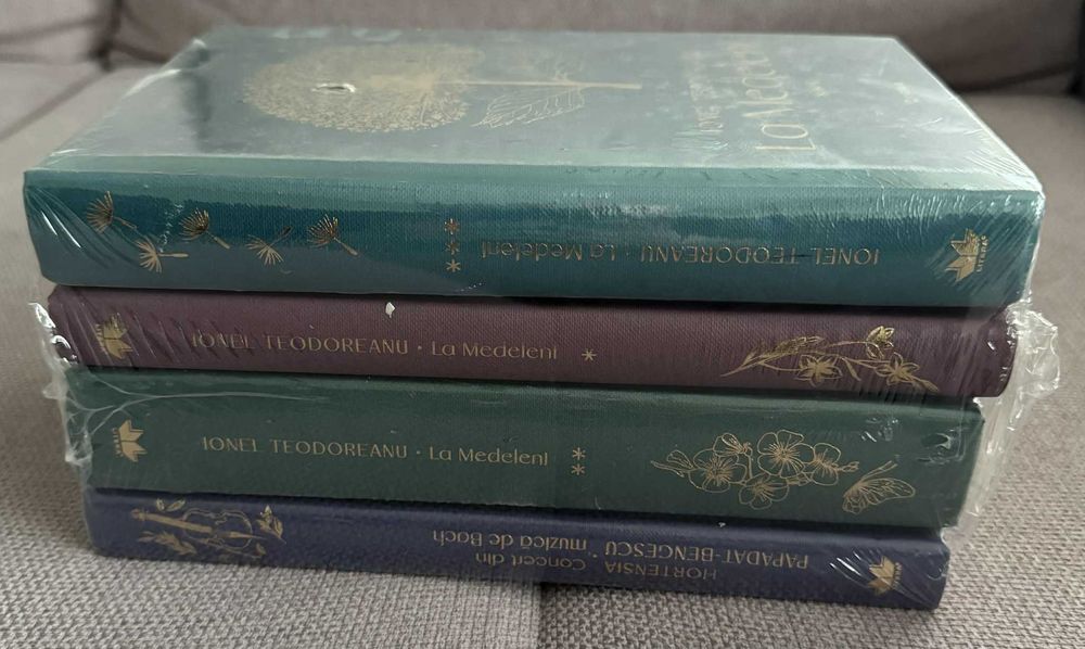 Pachet sigilat 4 volume Mari scriitori romani La medeleni
