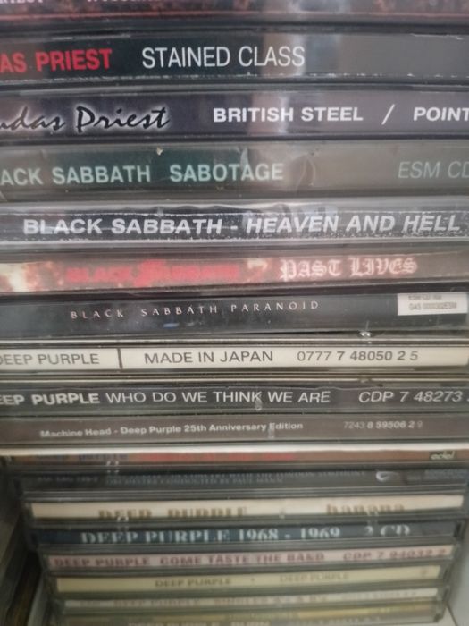 Рок музика ELOY,Carlos Santana,Jethro Tull,Black Sabbath, Judas Priest