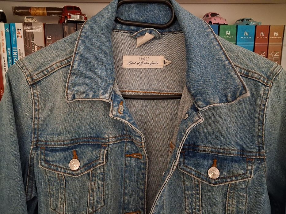 Geaca denim H&M 40