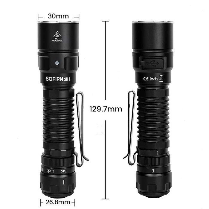 Lanterna tactica Sofirn SK1 cu led SFT-25R