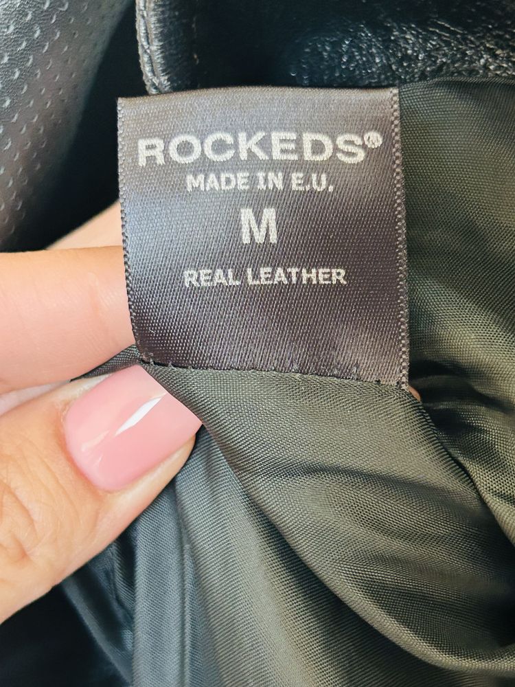 Rockeds яке от естествена кожа