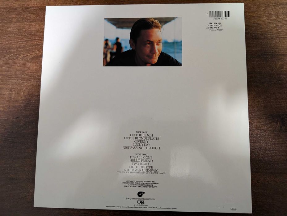 Album vinil Chris Rea - "On the Beach" ( 1986 )