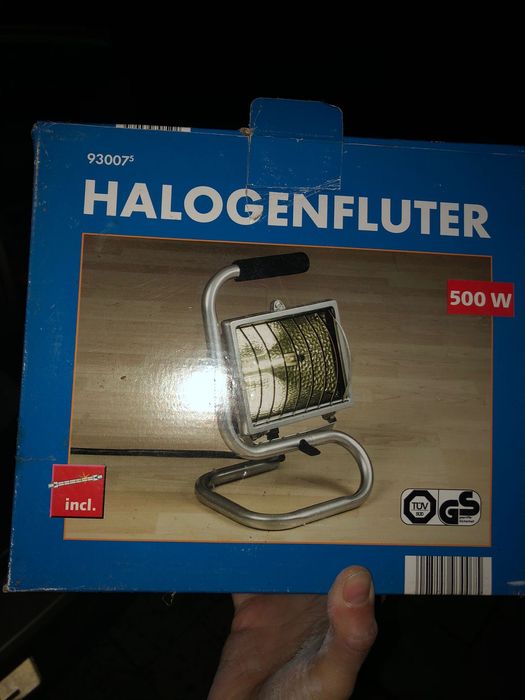Lampa portabila cu halogen 500w