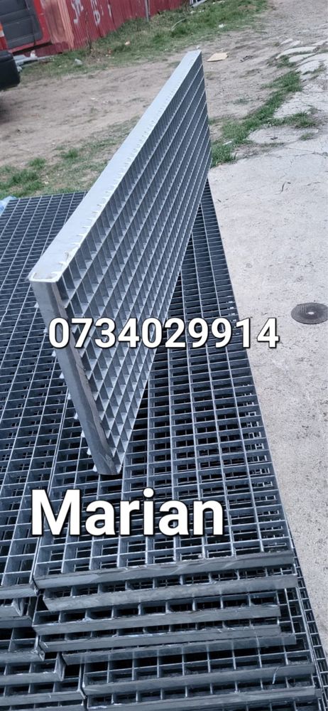 Trepte metalice zincate