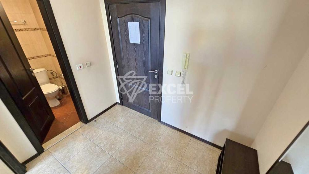 Обзаведен двустаен апартамент с гледка море в Слънчев Бряг