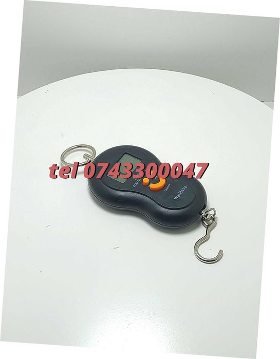 Cantar Electronic De Mana Cu Carlig  50kg  Ecran Lcd Iluminat