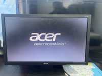 Монитор LED Acer 18.5", Wide, Черен, V196HQL