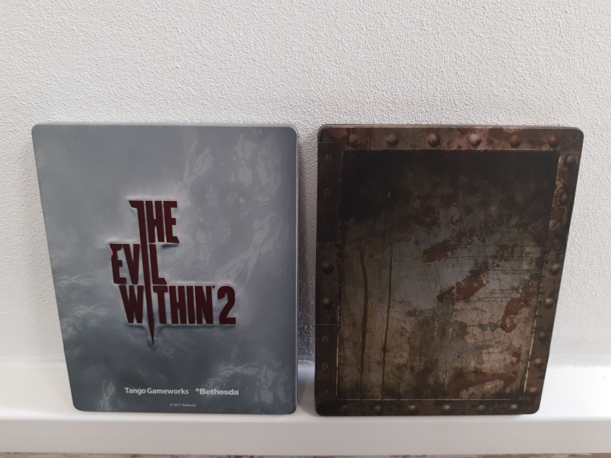 Evil Within 1 , Evil Within 2 steelbook, метална кутия Ps4