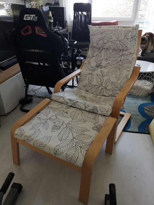 IKEA Poang Кресло и табуретка