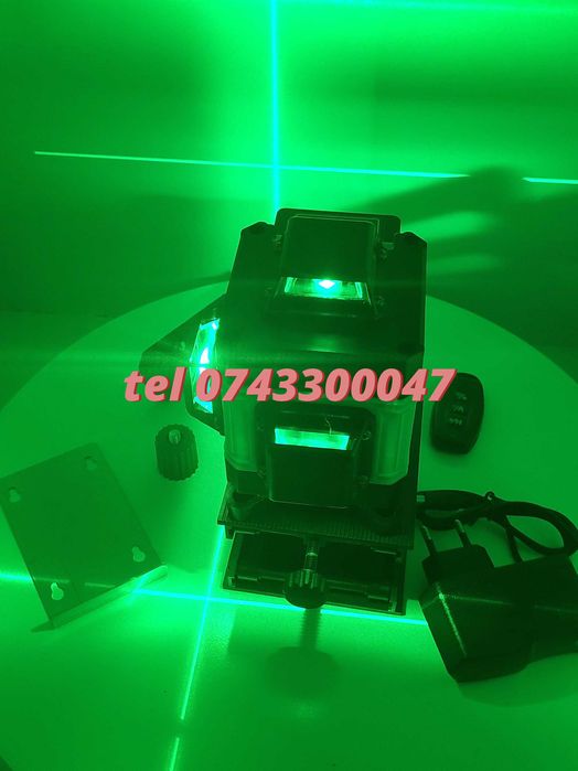 Nou Nivela Unda  16 Lini 4d Fascicul Laser Verde Cu 16 Linii