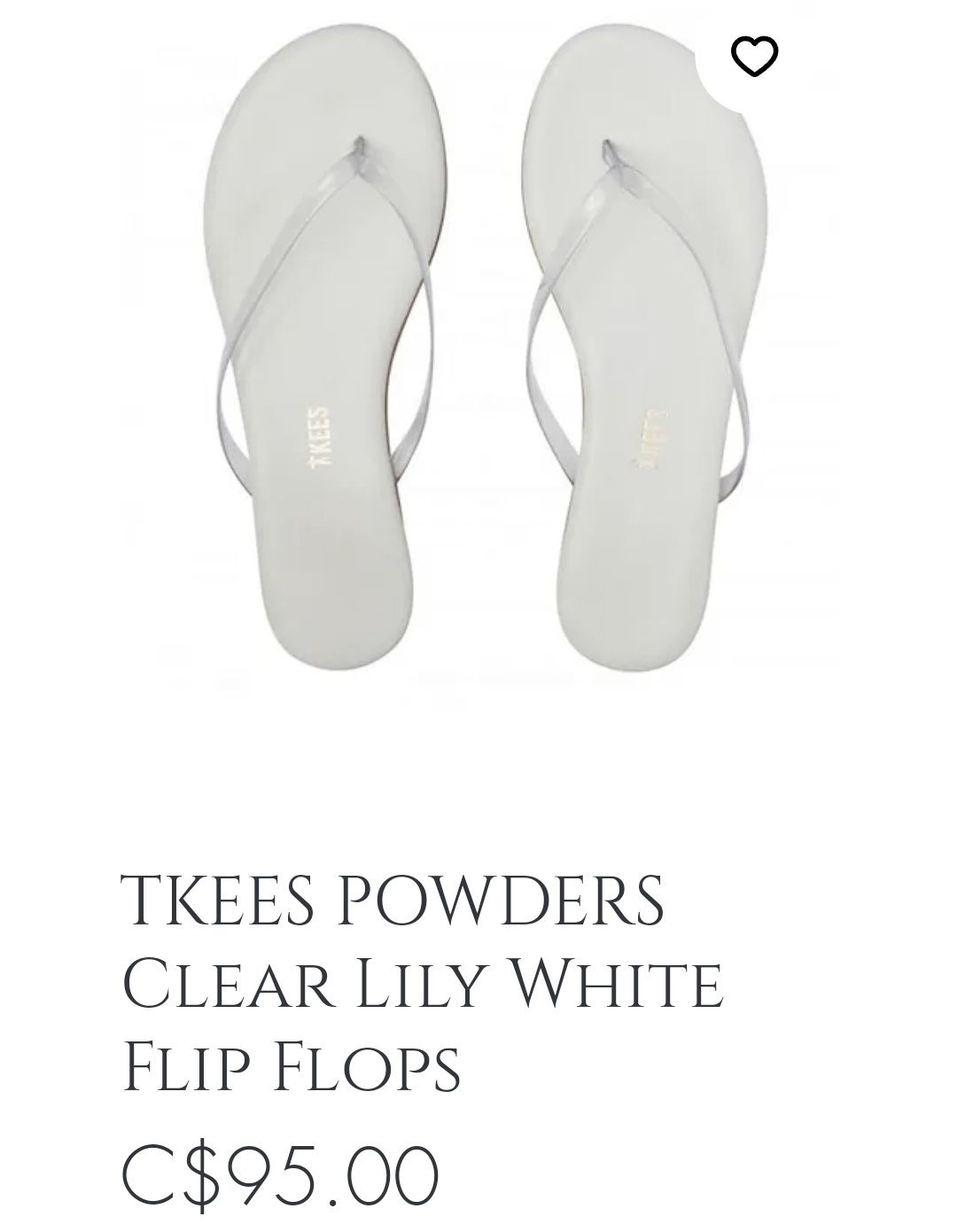 Sandale Tkess clear lily white