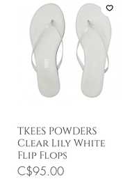 Sandale Tkess clear lily white