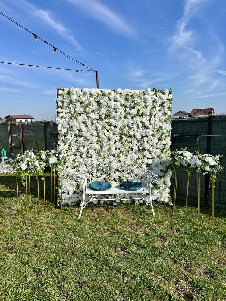 Panou floral pentru evenimente ,photocorner (nunta,botez,onomastica)
