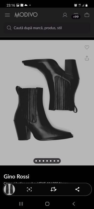 Botine piele naturală